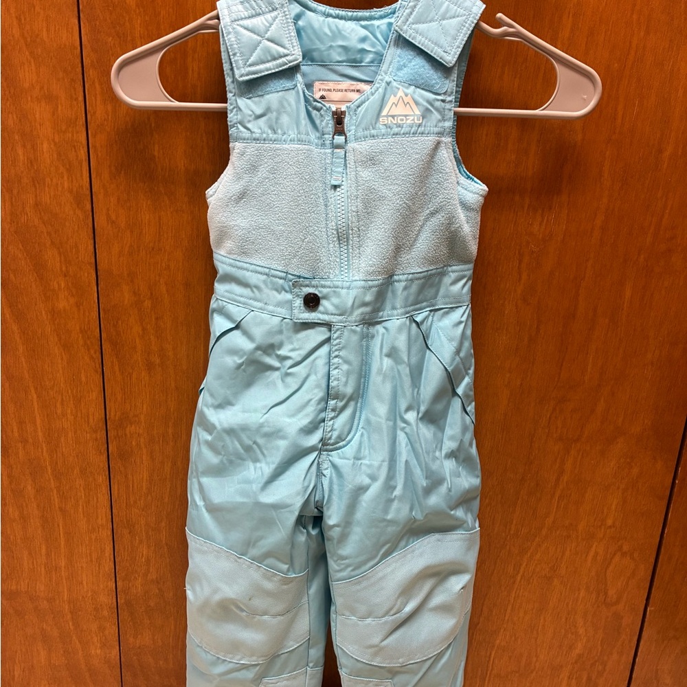 Snozu Pastel Checkered Kids Puffer Jacket and Pants - Picture 3 of 8